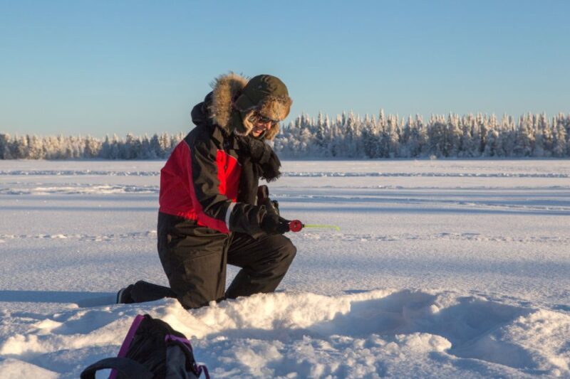 Ruka: Ice fishing trip - Getting a Feel for the Tour