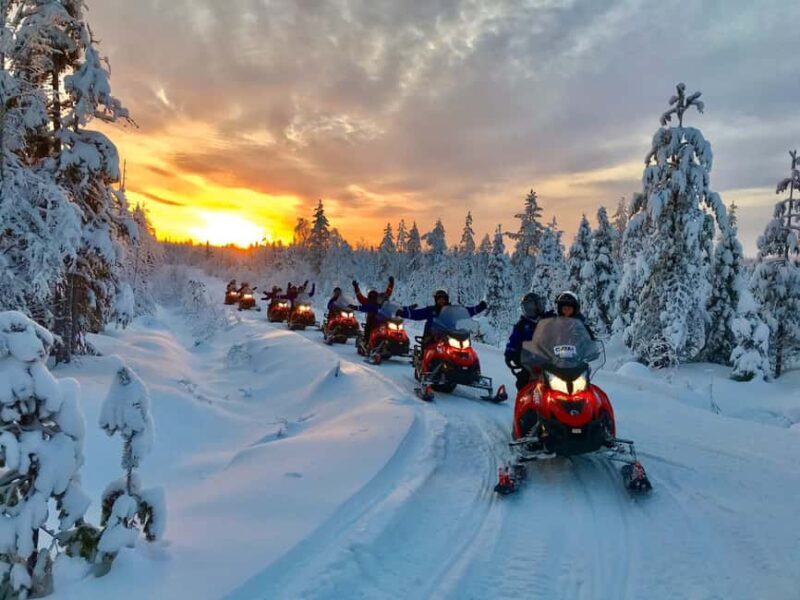 Ruka: Scenery Snowmobile Safari - Key Points