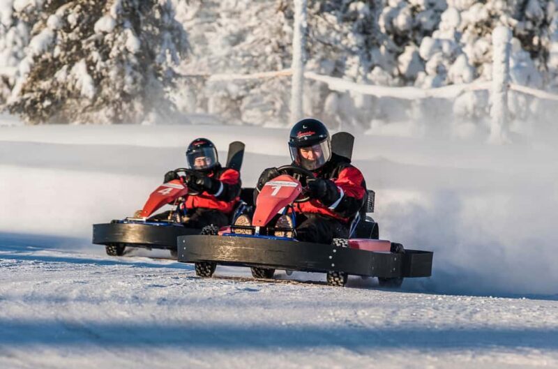 Ruka: Snowmobile Safari and Ice Karting Adventure - Key Points
