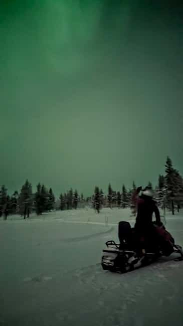 Saariselkä: Aurora Snowmobile Tour - Key Points
