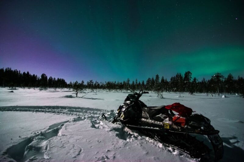 Saariselkä: Evening Snowmobile Tour with Fire & picnic - Key Points