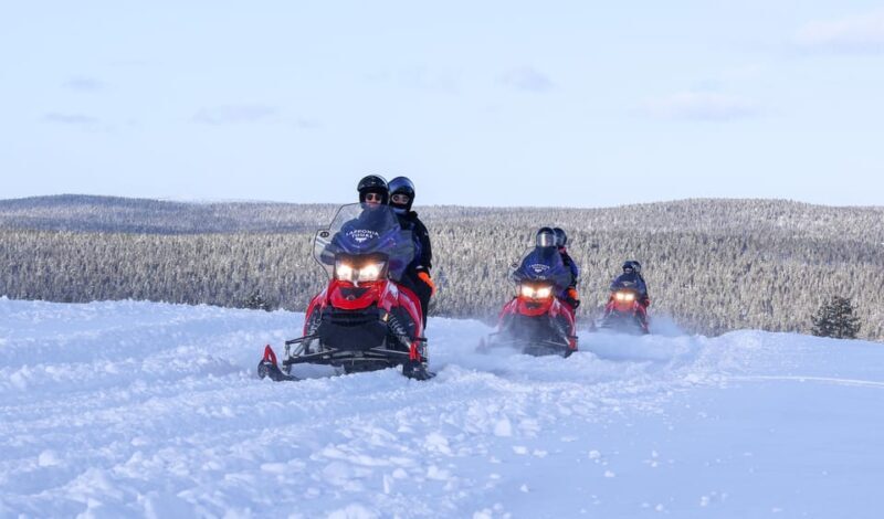 Saariselkä: Ice Fishing Safari by Snowmobile - Key Points