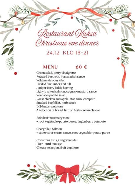 Saariselkä: Kuksa Restaurant Dinner - Key Points