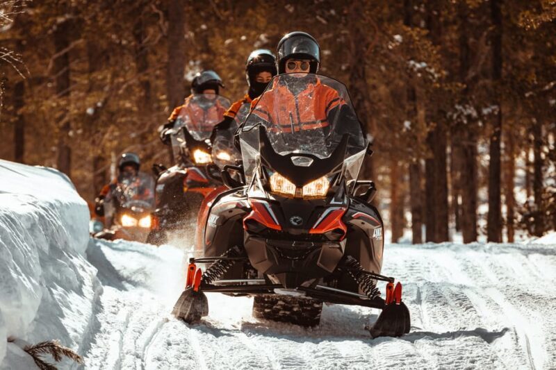Saariselkä: Snowmobile Ride with Hot Drinks - Guides and Group Experience