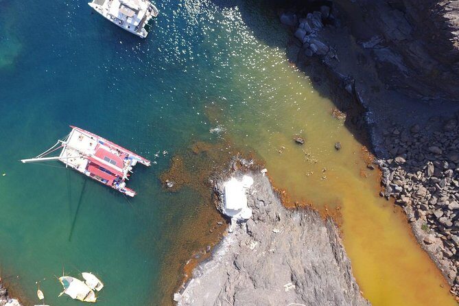 Sailing Catamaran Cruise in Santorini with BBQ, Drinks and Transfer - Food and Drinks