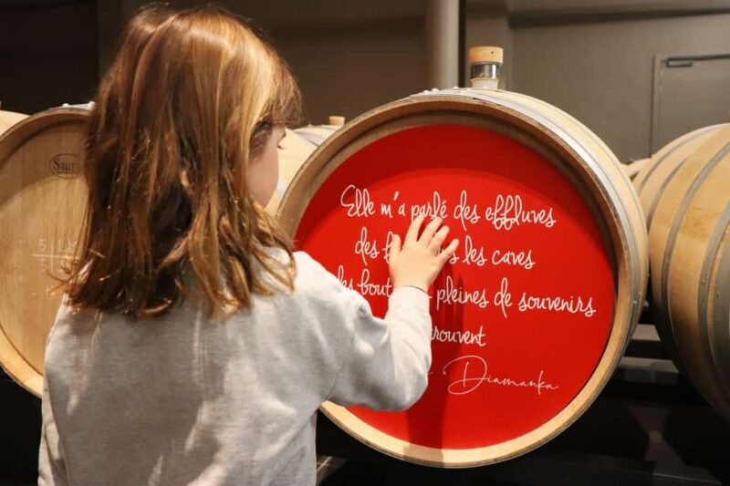 Saint Emilion: Family tour of the Maison Cardinale and tasting of three wines - Key Points