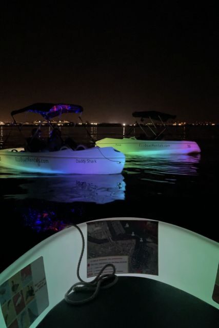 San Diego: Night Date Glow Pedal Boat with Downtown Views - Key Points