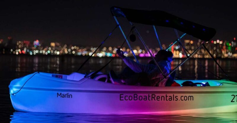San Diego: Night Date Glow Pedal Boat with Downtown Views - What to Expect from the Glow Pedal Boat Experience