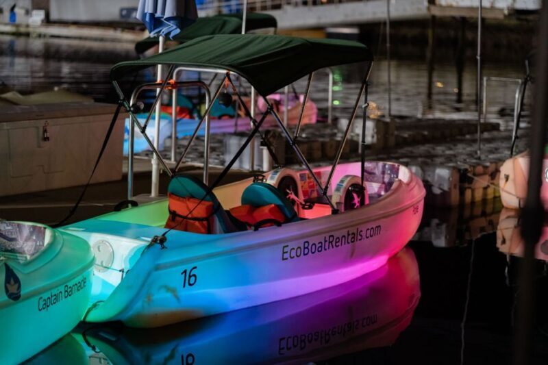 San Diego: Night Date Glow Pedal Boat with Downtown Views - Price and Value