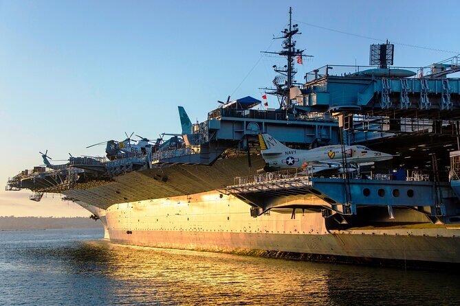 San Diego USS Midway with Waterfront Walking Tour - Key Points