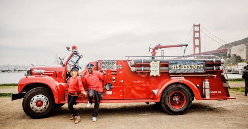 San Francisco Bay: 90-Minute Fire Engine Tour - What’s Included and What’s Not
