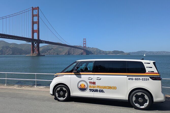 San Francisco City Tour in New EV Volkswagen Van - Key Points