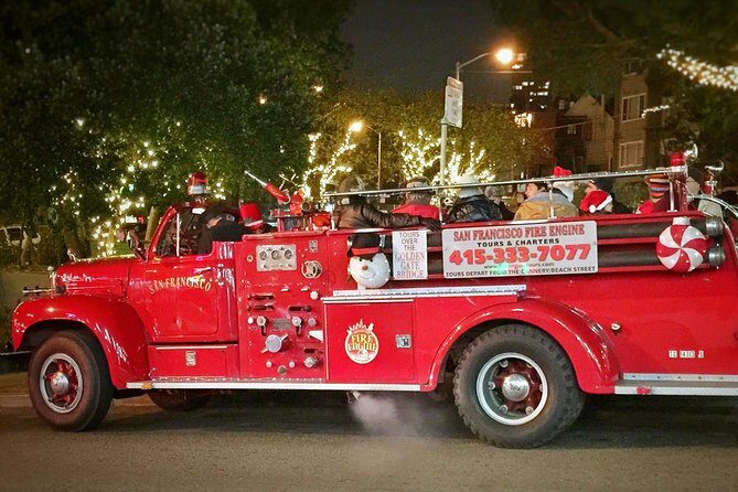 San Francisco Fire Engine Holiday Lights Tour - Key Points