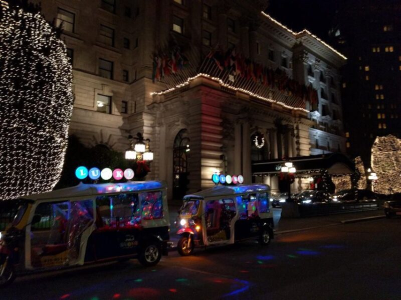 San Francisco: Holiday Lights and Sights Tour on a Tuk-Tuk - Key Points