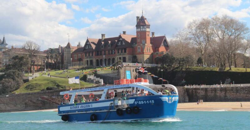 San Sebastian: Boat Tour with Stop at Santa Clara - Key Points