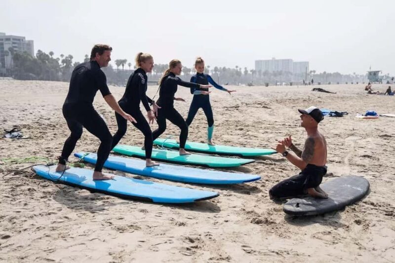 Santa Monica: Group Surf Lesson - Key Points