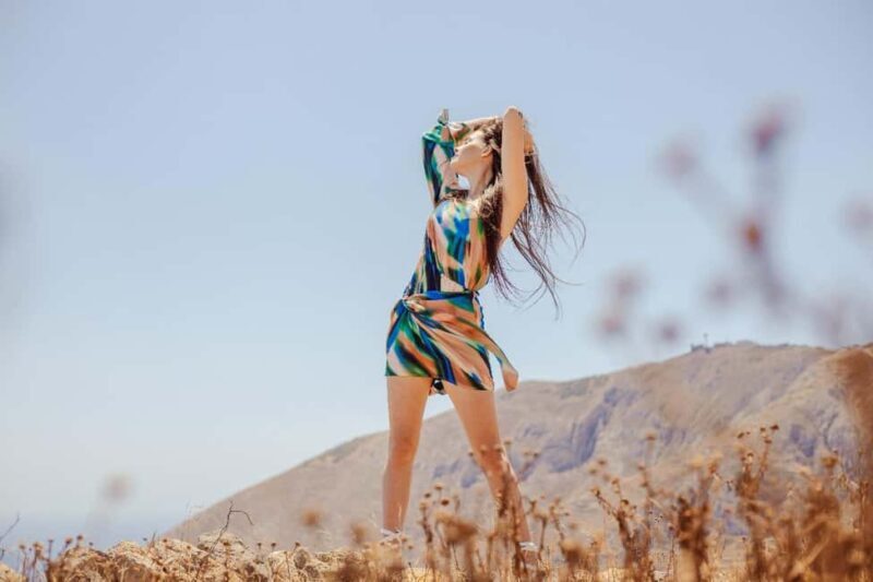 Santorini: 1H Pyrgos Village Cinematic Photoshoot Experience - Key Points