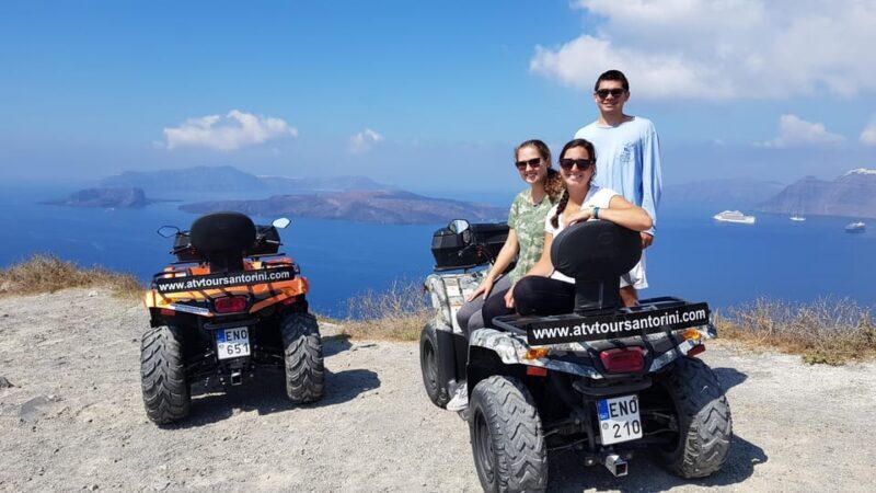Santorini: ATV guided tour around the South of the island - The Real User Experience