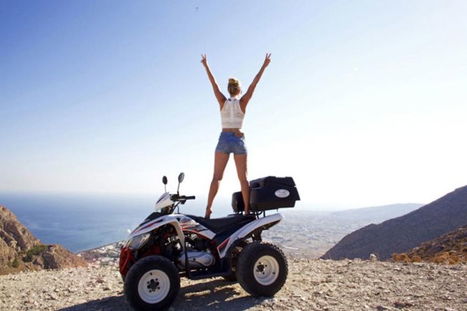 Santorini ATV-Quad Experience: Off-Road Adventure & Hotel Pickup - Driving Rules and What You Need to Bring