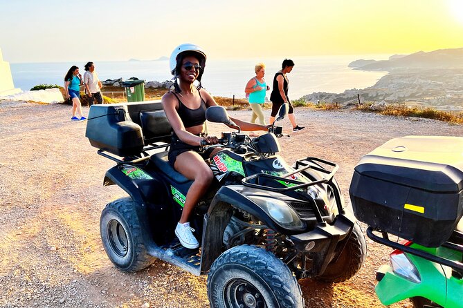 Santorini ATV-Quad Experience: Off-Road Adventure & Hotel Pickup - Stop 1: Perissa Black Sand Beach Start Point