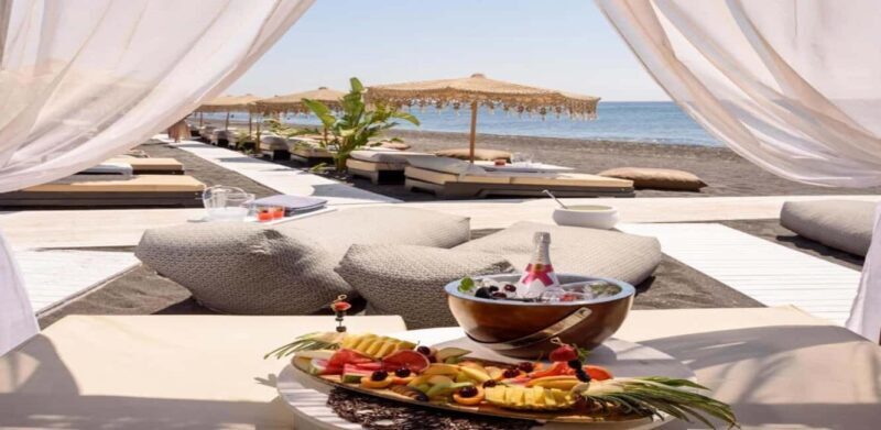 Santorini: Candlelight Restaurant Dinner on Black Sand Beach - FAQs