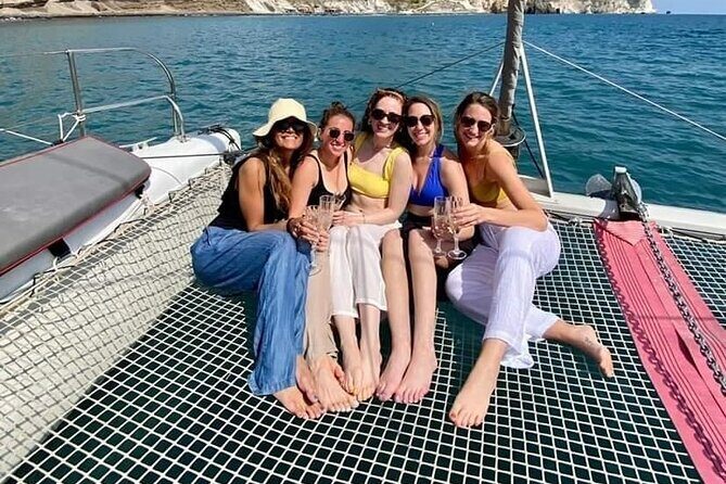 Santorini Catamaran Cruise  5-Hour Private Sailing Experience - Key Points