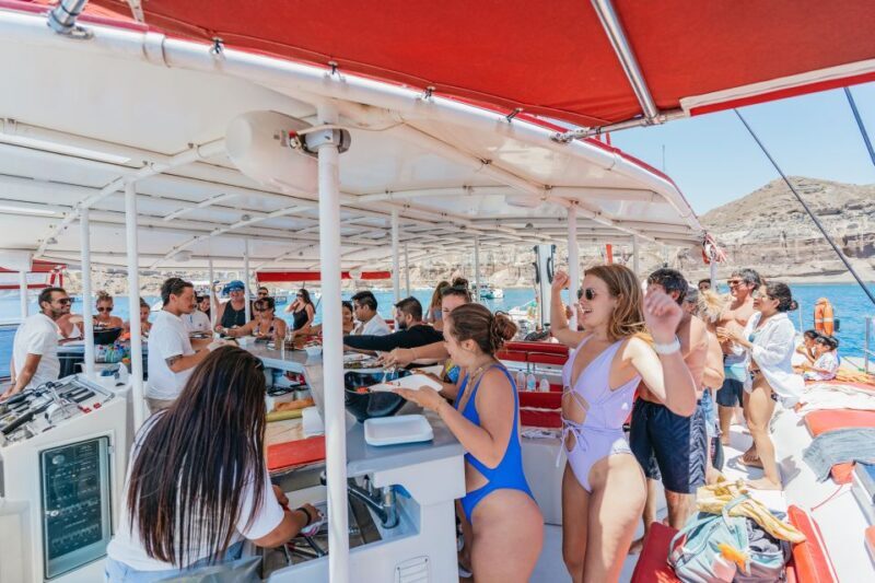 Santorini: Catamaran Tour with BBQ Dinner, Drinks, and Music - Who Should Consider This Tour?