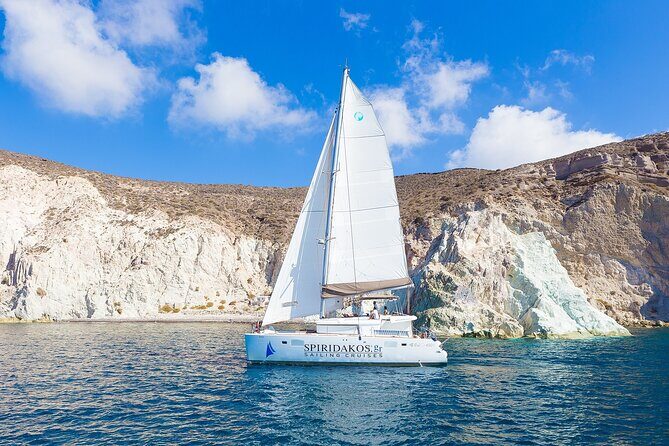 Santorini Classic Catamaran Cruise with BBQ, Drinks and Transfers - Why This Tour Stands Out