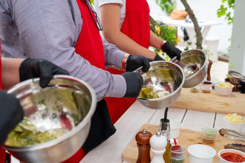 Santorini: Cooking Class with Lunch and Wine Tasting - The Wine Component