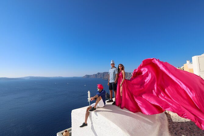 Santorini Flying Dress Photography - FAQs