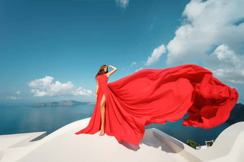 Santorini: Flying Dress Photoshoot - Introduction