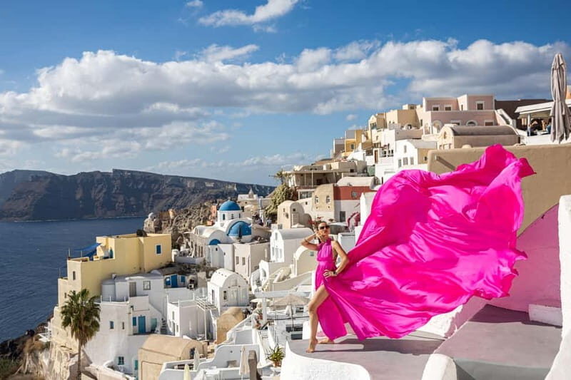 Santorini: Flying Dress Photoshoot **Dress Included** - Who Should Consider This?