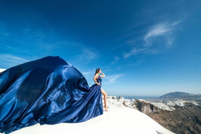 Santorini flying dress - What Is a Santorini Flying Dress Photoshoot?