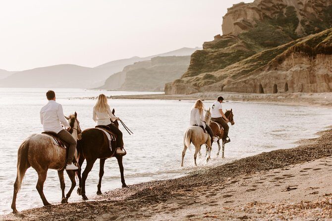 Santorini: Horse riding to the Black Sandy Beach (Eros beach) - Frequently Asked Questions (FAQs)