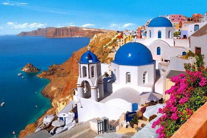 Santorini Island Private Custom Tour in Half or Full Day - Stop 1: Three Bells of Fira and the Firostefani Walk