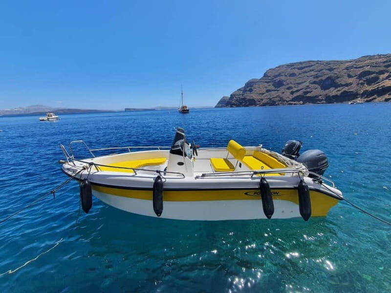 Santorini: license free boat in Santorini - Detailed Breakdown of the Experience