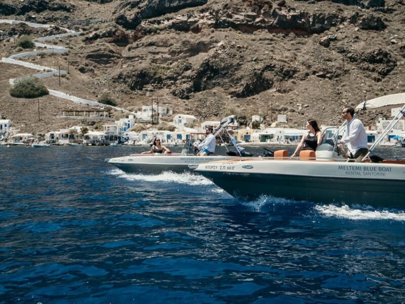 Santorini: License Free, Luxurious Small Boat Rental - Why Consider this Small Boat Rental?