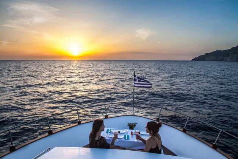 Santorini: Motor Yacht Private Cruise with 5-Course Meal - Price and Value