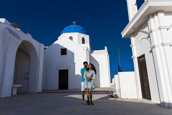 Santorini Photoshoot Oia Sunset Blue Domes - What to Expect During the Photoshoot
