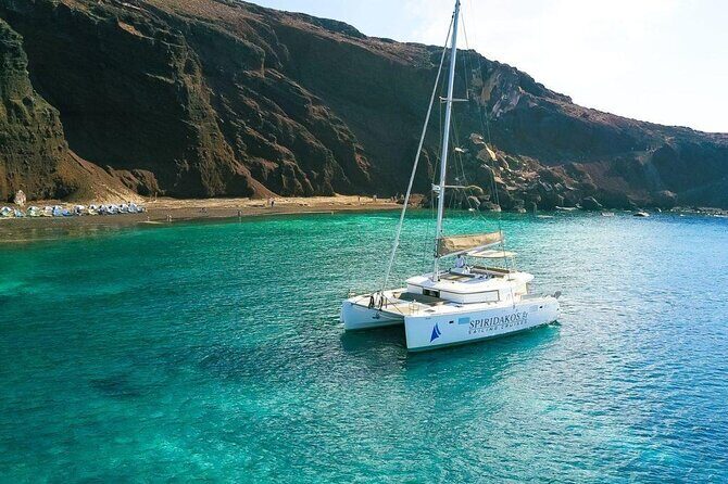 Santorini Private Catamaran Cruise with BBQ, Open Bar & Transfers - Who Should Consider This Tour?