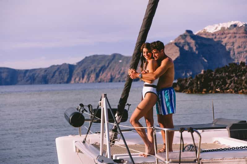 Santorini: Private Catamaran Tour with BBQ Meal and Drinks - Setting the Scene: What You Can Expect