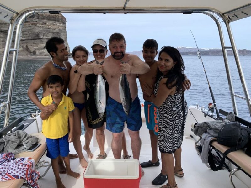 Santorini Private Cruise boat fishing tour - BBQ, Snorkeling - FAQ