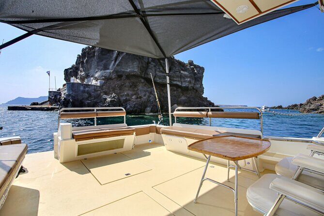 Santorini Private Cruise Sightseeing Tour with BBQ and Drinks - Frequently Asked Questions