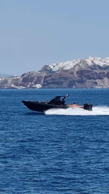 Santorini: Private Exhilirating Cruise to Ios & Mykonos - Key Points