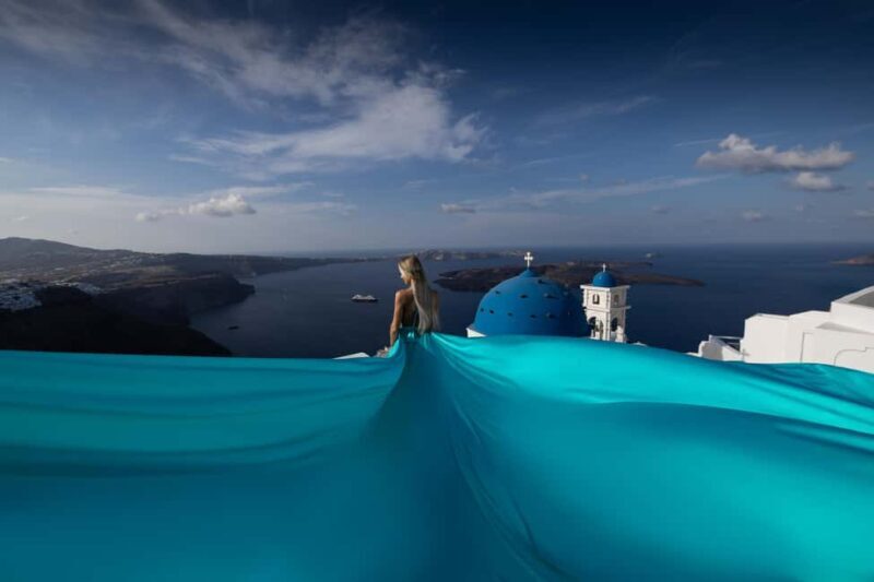 Santorini: Private Flying Dress Photoshoot at Blue Domes - FAQ