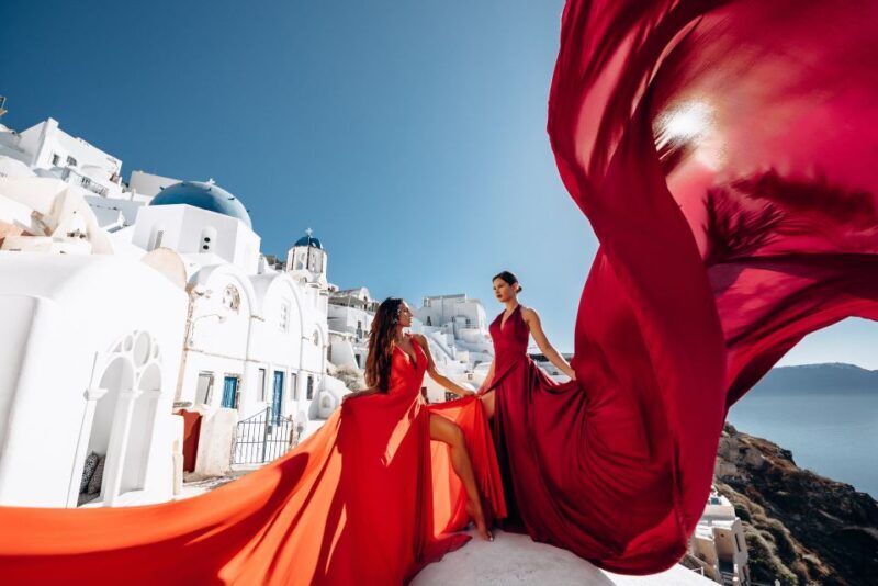 Santorini: Private Flying Dress Photoshoot Experience - Key Points