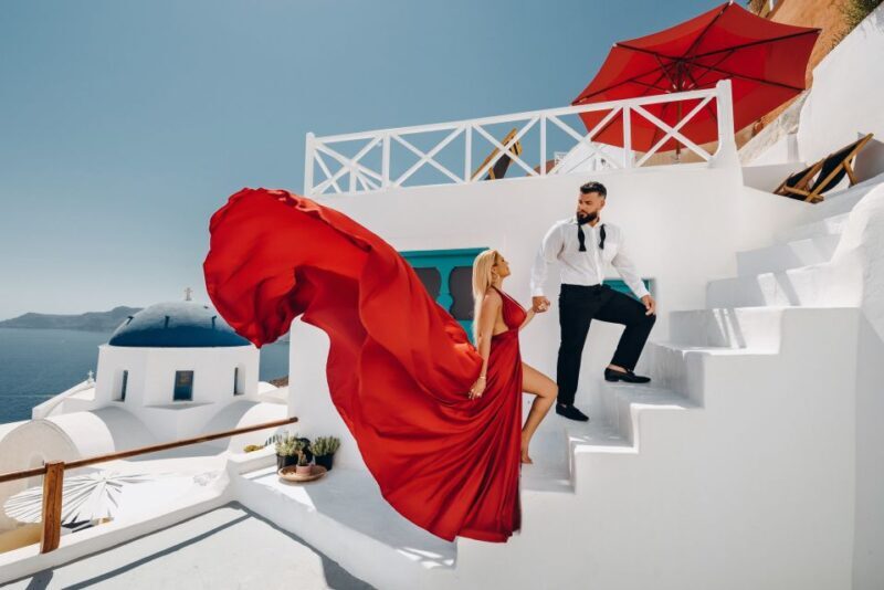 Santorini: Private Flying Dress Photoshoot Experience - What to Expect from the Experience