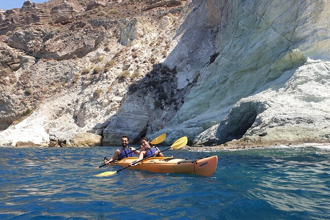 Santorini Sea Kayak - South Discovery, Small Group incl. Sea Caves and picnic - What Travelers Actually Experience