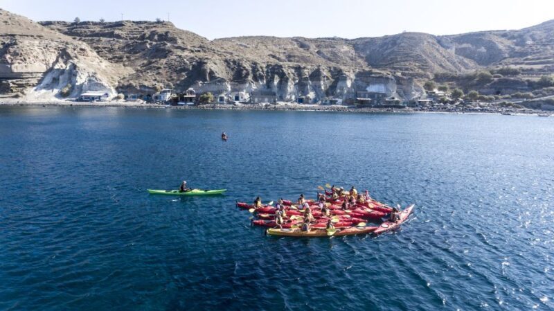 Santorini: Sea Kayaking with Light Lunch - Key Points