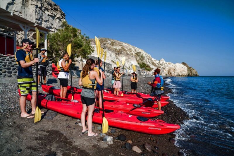 Santorini: Sea Kayaking with Light Lunch - FAQs